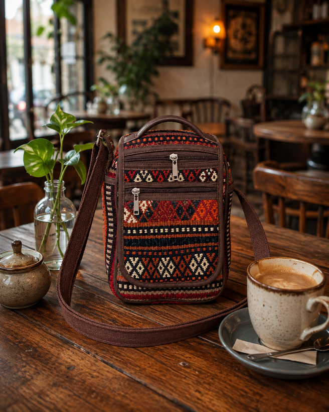 کیف دوشی سنتی گلیمی