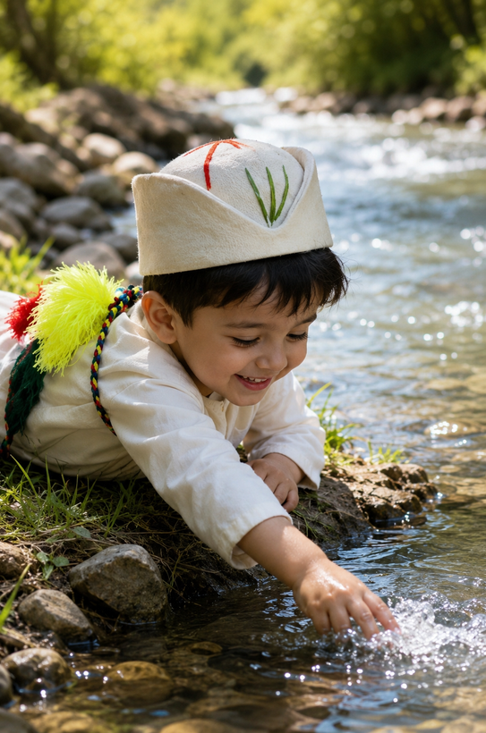 کلاه پسرانه سنتی قشقایی